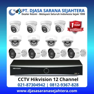 CCTV HIKVISION 12 CHANNEL
