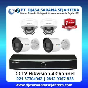 CCTV HIKVISION 4 CHANNEL