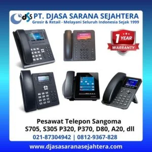PESAWAT TELEPON ANALOG, DIGITAL IP PHONE SANGOMA