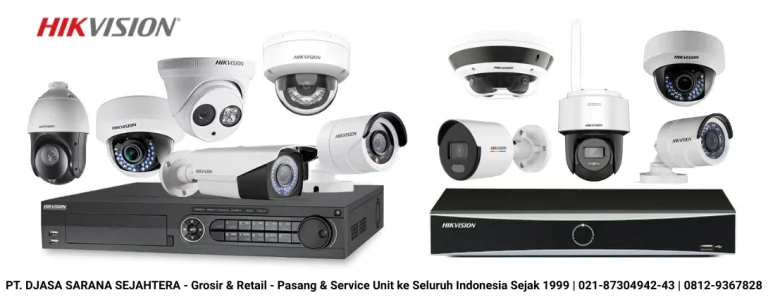 Paket CCTV, DVR & NVR Hikvision Original Berbagai Tipe