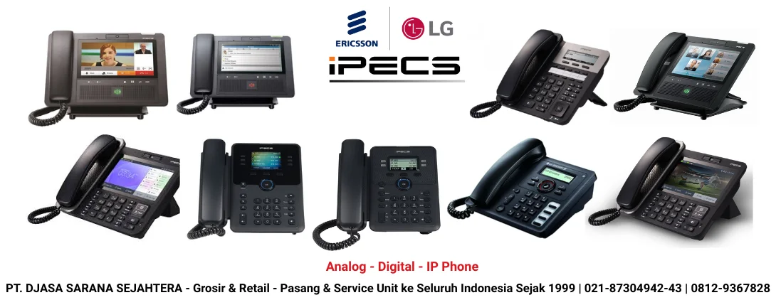 AGEN & SERVICE CENTER | JUAL PESAWAT TELEPON ERICSSON LG IPECS