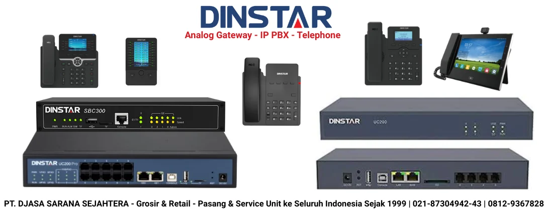 AGEN & SERVICE CENTER | JUAL PABX, IP PBX & PESAWAT TELEPON DINSTAR