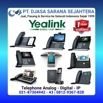 YEALINK PESAWAT TELEPON ANALOG, DIGITAL, IP DECT PHONE